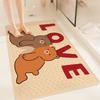 Bathroom Anti-slip Mat Anti-fall Mat with Suction Cup Bathroom Toilet Toilet Seniors Bath Children's Shower Special Foot Pad