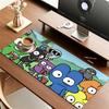 Tappetino per Mouse Carino Cartone Animato B-BFDI Bordo in Gomma Antiscivolo Bloccato Spesso Tappetino da Scrivania per Laptop da Gioco
