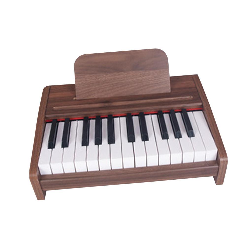 Children's Digital Piano Keyboard Toy with Wood Design for Music Learning