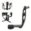 Aluminum Alloy Gimbal L Bracket Handle Grip Stabilizer Accessories 1 4 Inch Screw with Cold Shoe Mount for Mounting