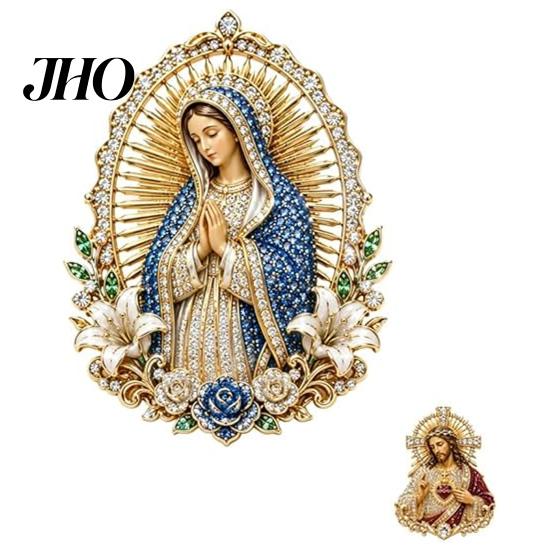 Christian Faith Brooch Sacred Heart of Jesus Brooch, Confirmation Souvenir Accessory with Enamel Pin Pin, Catholic Lapel Inspirational Gift