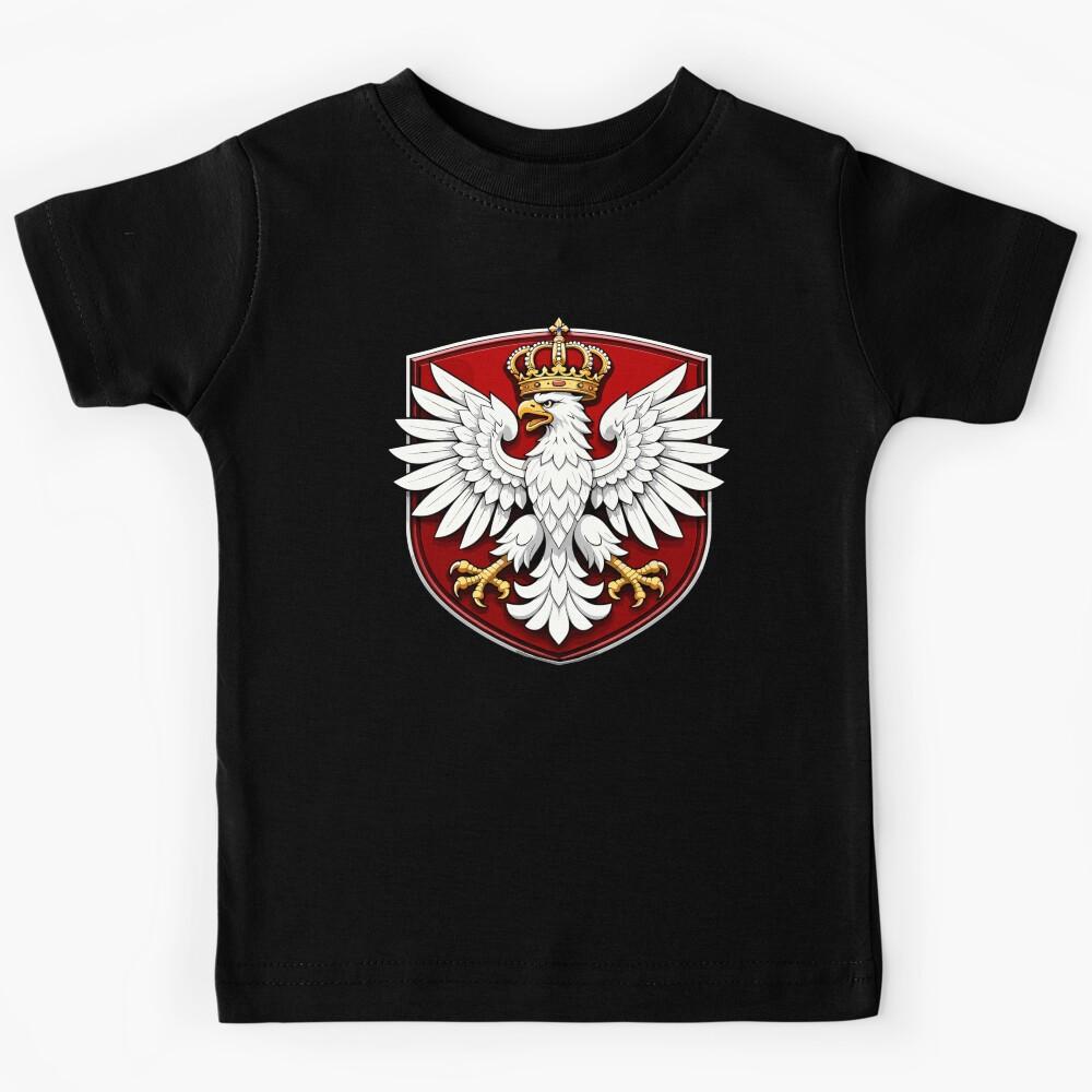 Polish eagle with crown and shield Kids T-Shirt 140