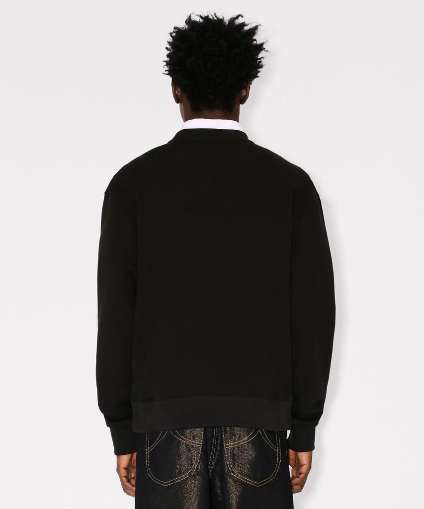 Kenzo Men'S Kenzo Wild Tiger Embroidered Classic Black Sweatshirt_K265Amw301Bkx