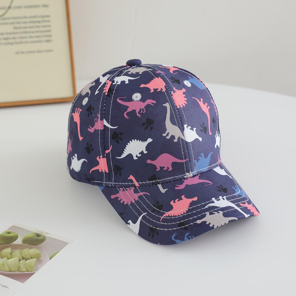 Children's hats men and women dinosaur excavator pirate racing cap spring and autumn sun visor baseball cap