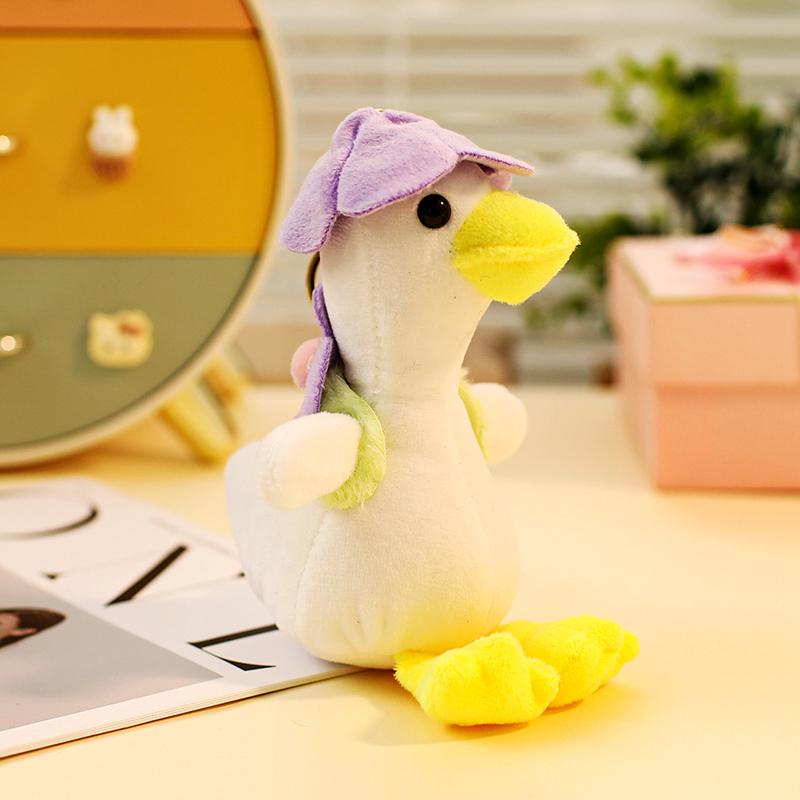 Kawaii Bird Plush Mini Artificial Pendant Toys Cute Lifelike Parrot Sparrow Plush Pendant Bag Accessories Kid Birthday Gifts