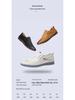 Men's 2024 Spring/Autumn Fashion Soft Leather Casual Shoes - Wear-Resistant Texture
