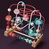 Wooden Stringing Beads for Toddlers 1-3: Animal & Fruit Blocks for Early Education & Hand-Eye Coordination