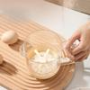 Portable Semi Automatic Egg Beater with Scale Line Mini Cream Whisk  for Chocolate Cake Batter Kitchen Baking Tool