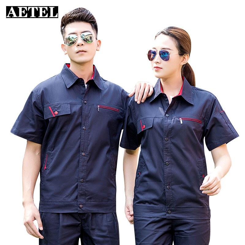 Ensemble d'été en coton pour le travail AETEL