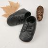 British Style PU Leather Baby Shoes for 0-1 Year Olds - Non-slip Soft Sole Walking Shoes