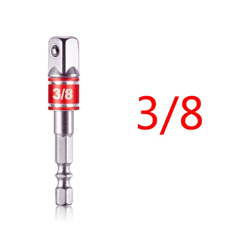 Xinsen Tuo 8pcs Steel Ball Hex Shank Socket Connectors with Color-coded Safety Bead, AD Conversion Extension Rods