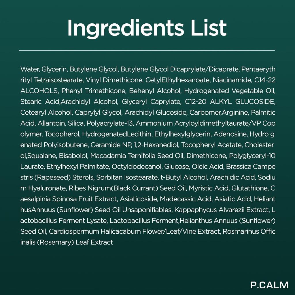 P.CALM Cato Cream 80ml Moisturizer, Hypoallergenic, Hydrating and Soothing