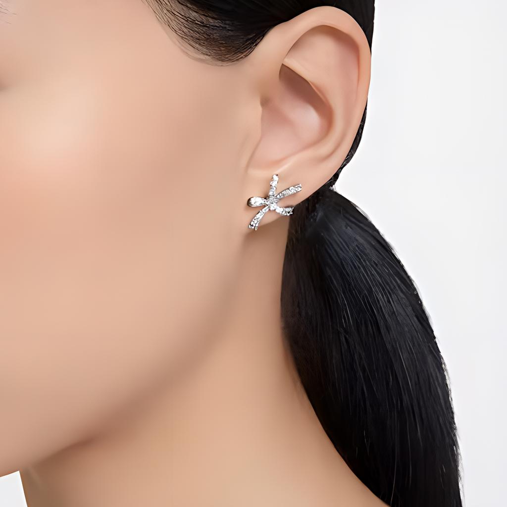 Swarovski Volta Crystal Stud Earrings Womens