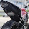 Universal Folding Motorcycle License Plate Bracket Rear Tail Light Holder Mount
