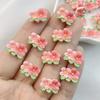 20Pcs New Cute Resin Mini Flower Series Flat Back Manicure Parts Embellishments For Hair Bows Accessories
