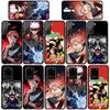 Coque de téléphone pour Samsung Galaxy S25 S23 S22 S24 Ultra FE A05 A06 A15 A16 A36 A37 A35 A54 A55 A56 A57 A25 A26 A53 Jujutsu Kaisen Gojo Satoru Sukuna Housse