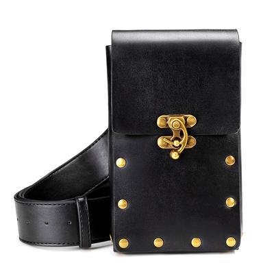 Borsa in pelle con cintura retrò per donna Cavaliere Pirata Coplay Borsa da donna Borsa a coscia stile punk rock di buona qualità