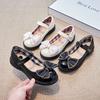 Children's Princess Shoes Spring and Autumn Fashion New Girls' Shoes Little Girls' Black Flats Soft Sole Spring Baby Shoes