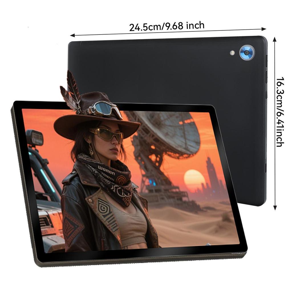 10.1 INCH Dual Band Wifi Pad 128GB Tablet 5000mAh Octa-Core Android 15 HD