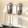 3Pcs Wall Mounted Pan Cover Storage Holder Punch Free Cutting Board Storage Rack  Kitchen