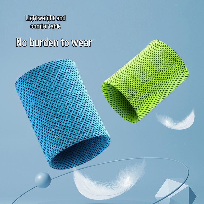 Ice Silk Summer Sports Wrist Support - Cool, Sweat-Absorbing Wristband for Men and Women