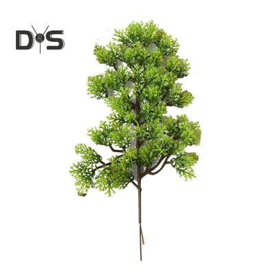 1 szt. Plastikowa fałszywa sztuczna sosna cyprysowa roślina Bonsai Garden Home Office Decor