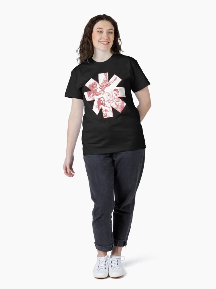 Red Hot Chili Peppers All Member One Face Classic T-Shirt