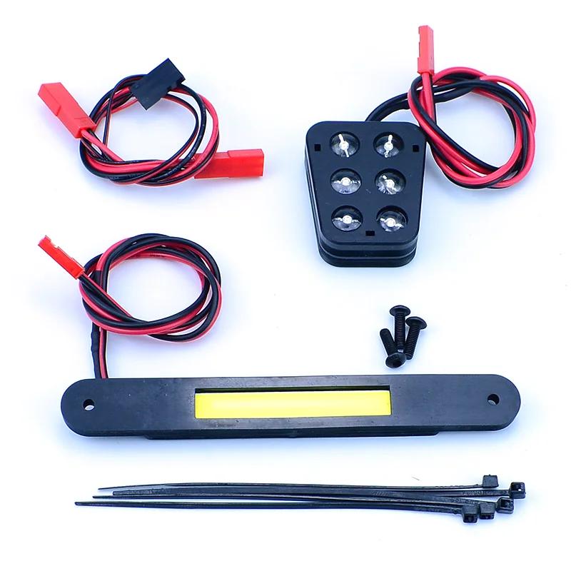 LED Headlights Taillight COB Headlights for 1/6 Traxxas RC Car XRT 8S 4WD Buggy Truck Upgrade Parts