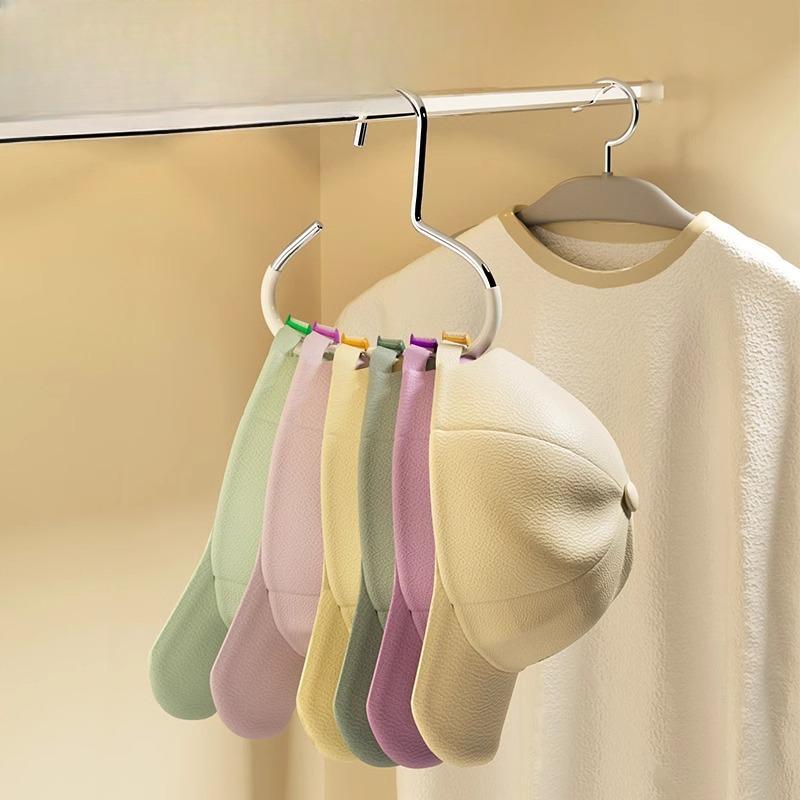 

Круглая вешалка для шляп - Вмещает 8 шляп, шарфов, полотенец и галстуков - Экономит место на полке белый