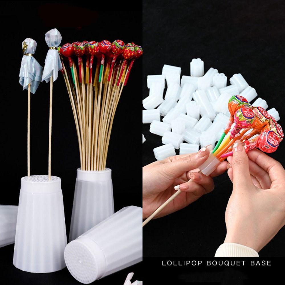

DIY Handmade Flower Arrangement Bucket White Flower Pot Desktop Ornament Flower Vase Wedding