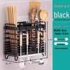 Stainless Steel Wall-Mounted Chopstick and Spoon Holder