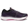 SAUCONY Hurricane 22 Comfortable Mesh Cushioning Lightweight Non-Slip Support Low-Top Running Shoes Women Sneaker Purple Black S10544-20