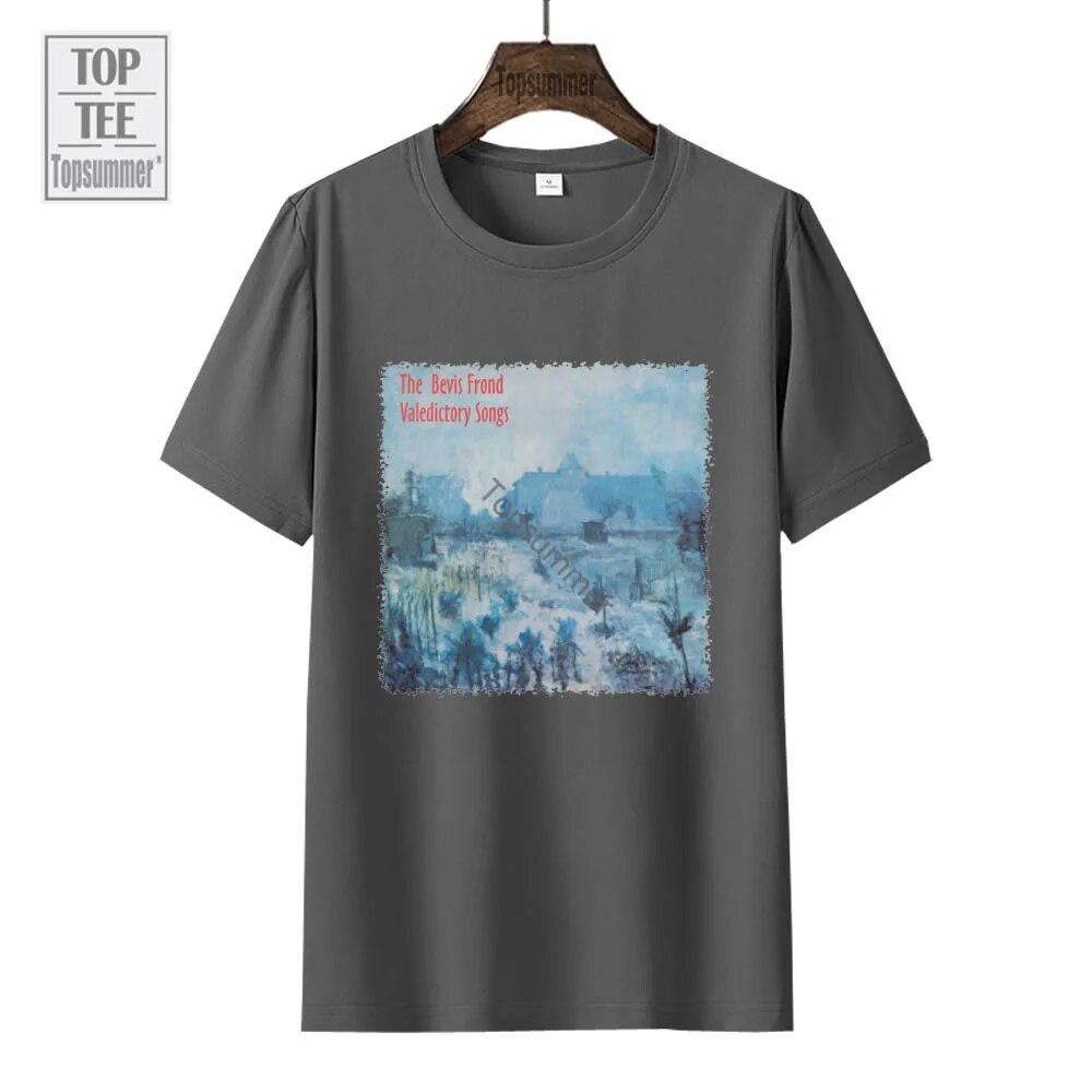 Valedictory Songs Album T-Shirt The Bevis Frond Tour T Shirt Unisex Rock Band Black Tshirts Women Graphic Print Top