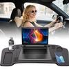 Car Trays For Eating Non-Slip Automotive Laptop Desk Car Steering Wheel Desk Tray For Truck Vehicle Sedan Road Trip Camping