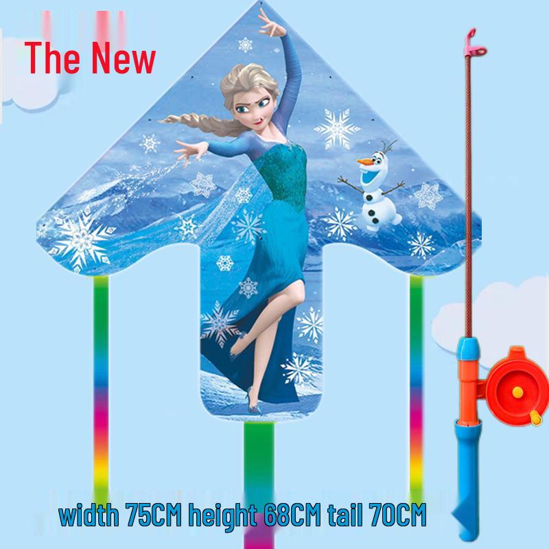 Weifang Traditional Handmade Fishing Rod Kite: Easy-to-Fly Outdoor Parent-Child Fun Kite for Adults & Children