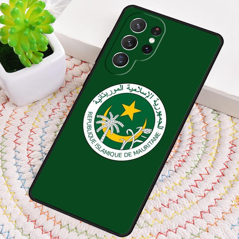 Mauritania Flag Silicone Phone Case For Samsung Galaxy note 10 pro S26 S25 S24 S23 S22 S21 Plus S25Ultra Capa Cover