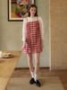 Mwimwieleu Frill Point Check Dress Mu2611Op101M