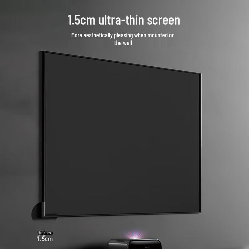 JmGO O2 Ultra 100-inch Ultra Short Throw Fresnel Projector Screen