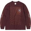 ACG Kanaldeckel-Print Rundhals Langarm T-Shirt Herren Tops Dunkelbraun FJ1134-681