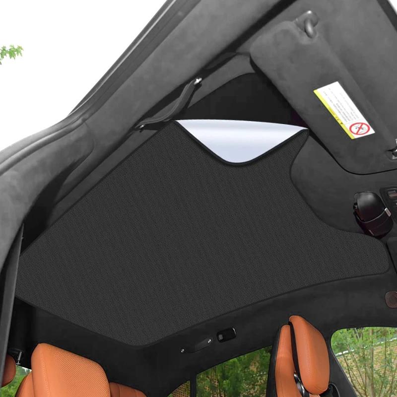 Car Suede Fabric Electrostatic Adsorption Sunroof Sunshade For XIAOMI YU7 2025-Present Auto Anti-UV Heat Insulation Skylight
