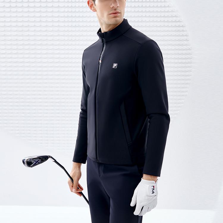 New FILA Athletics Jackets Men's Pitch Black A11M245501F-BK