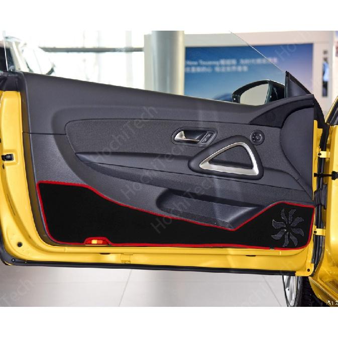 Protective Mat Side Edge Cover Door Inside Guard Car Door Anti Kick Pad Sticker for Volkswagen VW Scirocco 2009~2016