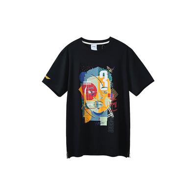 Professional Basketball Series Casual Breathable Round Neck Short Sleeve T-Shirt Men Tops ATSR569-1