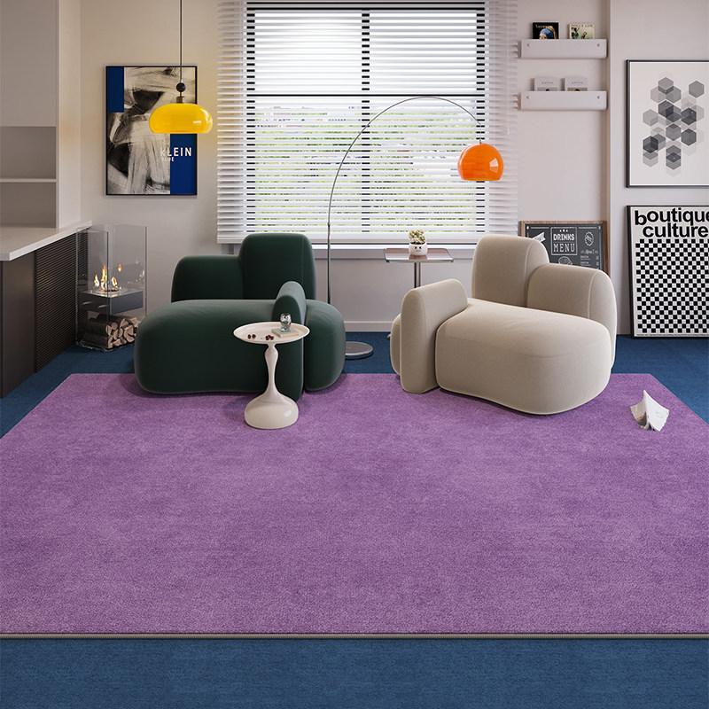 Grote Vloerkleden voor Woonkamer Effen Kleur Slaapkamer Decor Dopamine Tapijt Wasbare Lounge Vloermat Antislip Studiekamer Zacht Tapijt 80x160cm