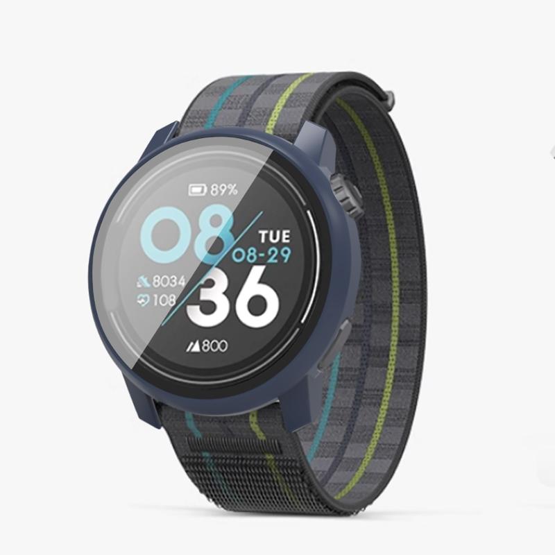 Tempered Glass Film+Case Screen Protector Full Coverage Cover Hard PC Anti-scratch Shells Watch Housing For Coros Pace 3