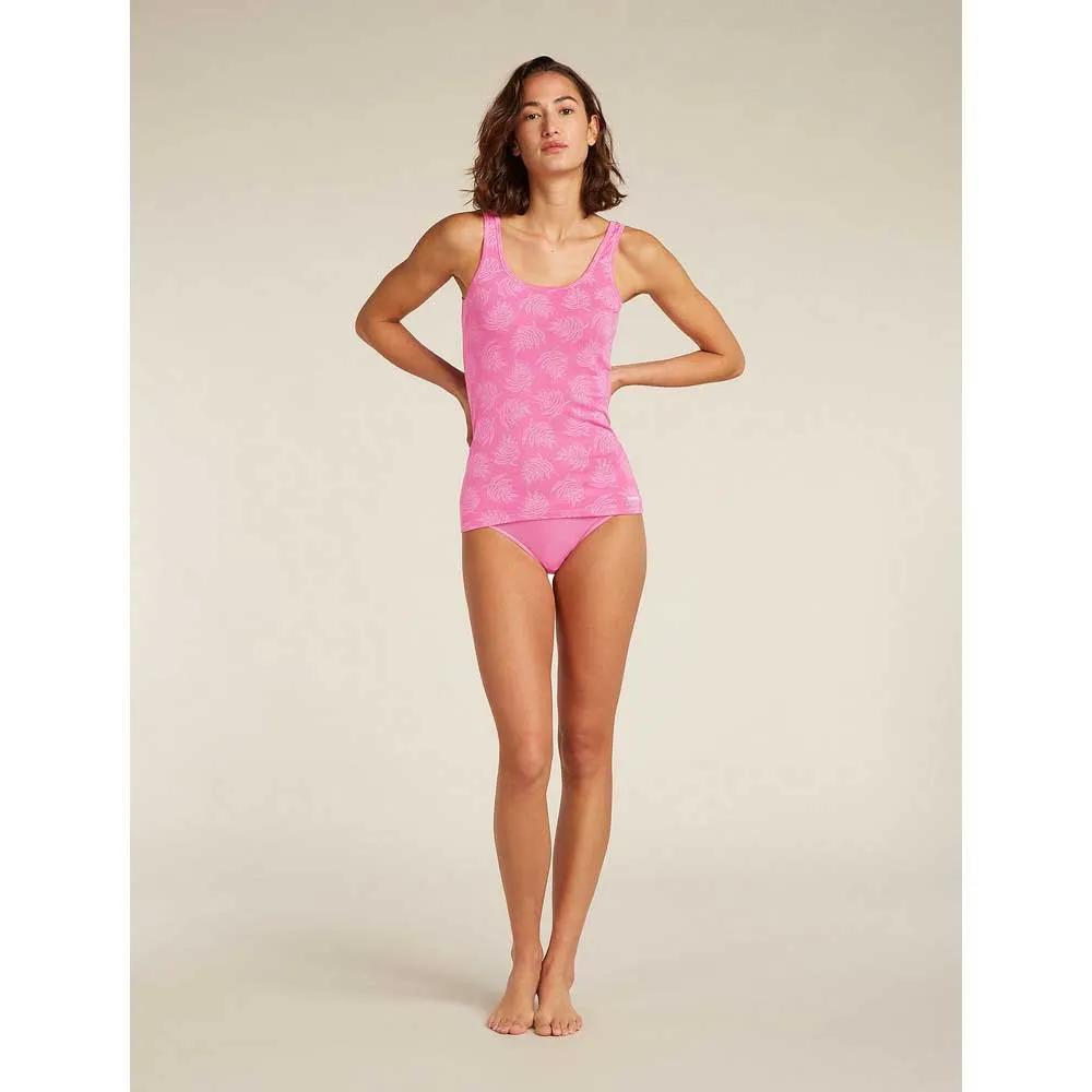 Icebreaker базовый слой без рукавов Merino 150 Siren Fresh Ferns Aop