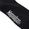 MAGOODGAN Athletic 9402 Heart Embroidered Black Sports Socks