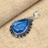 Tanzanite Gemstone 925 Sterling Silver Jewelry Handmade Pendant For Wedding Gift