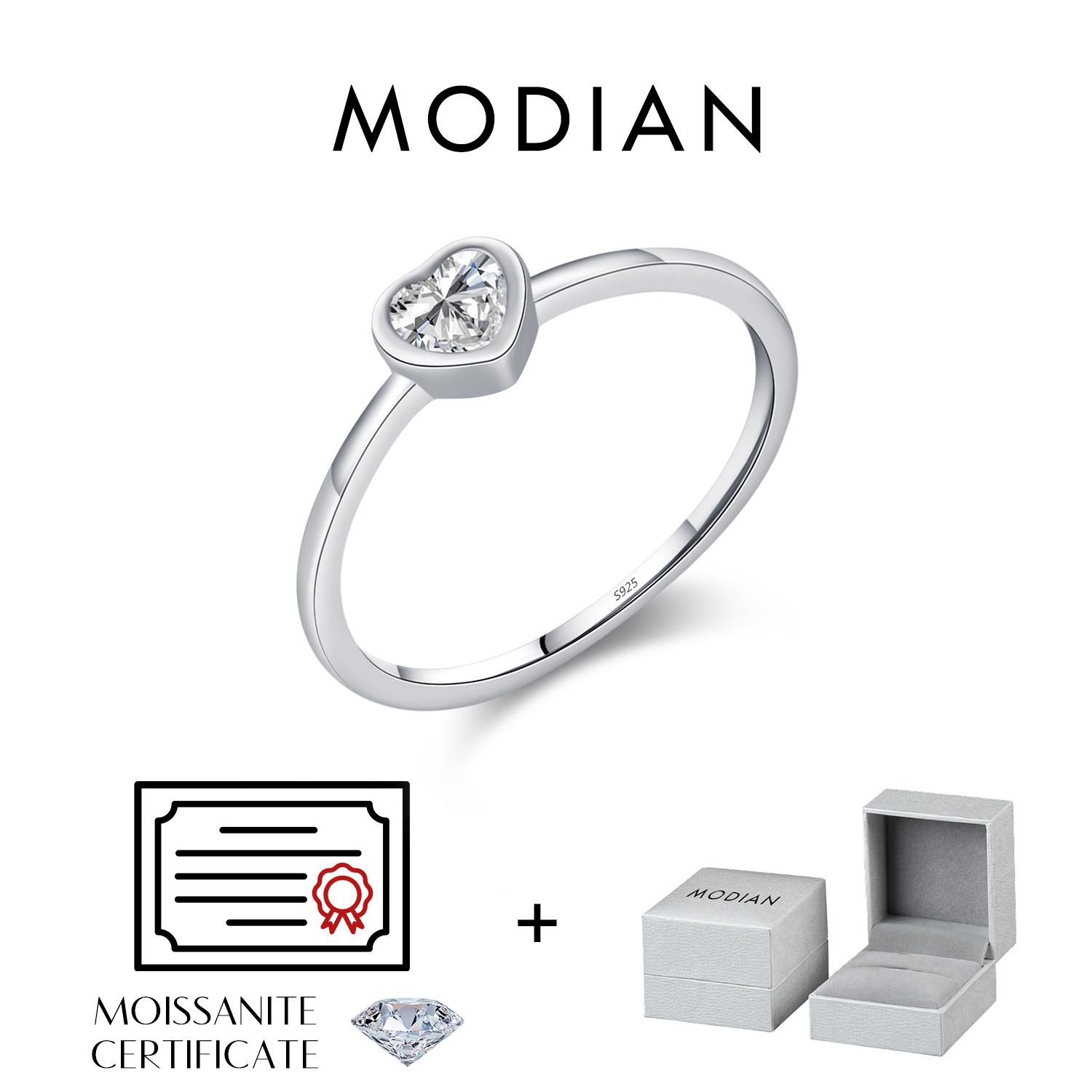 

Heart shape Cut Moissanite Solitaire Wedding Ring For Women 925 Sterling Silver D Color Wedding Band Fine Jewelry 9