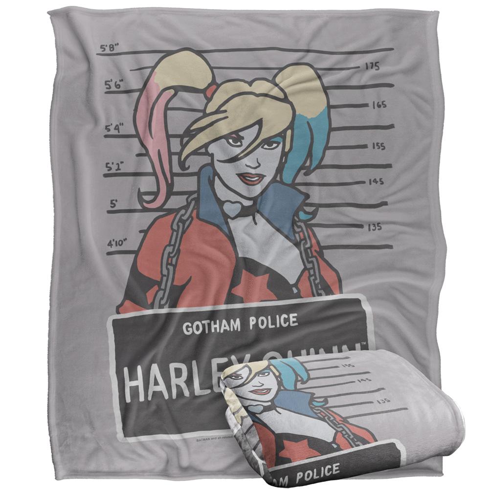 Batman Line Up Harley Quinn Blanket